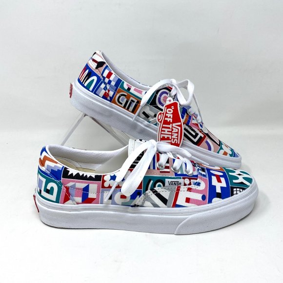VANS Women Size VN0A5EFN5L8 ERA Custom Culture Multicolor Canvas Low Sneaker - Picture 7 of 10